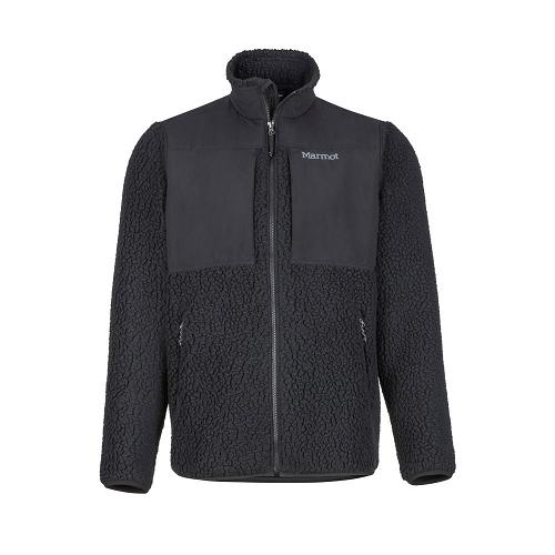 Marmot Wiley Jackets - Mens Fleece Black CA9834615 Canada